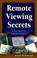 Cover of: Remote viewing secrets