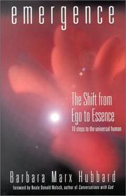 Cover of: Emergence: The Shift from Ego to Essence