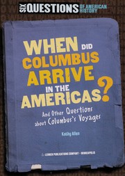 Cover of: When did Columbus arrive in the Americas? | Kathy Allen