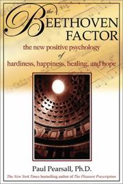 Cover of: The Beethoven Factor by Paul Pearsall