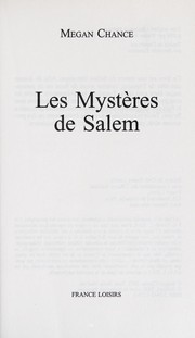 Cover of: Les mysteres de Salem
