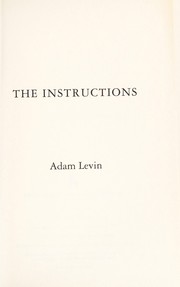 The instructions by Adam Levin
