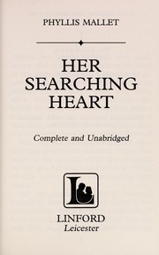 Cover of: Her searching heart by Phyllis Mallett