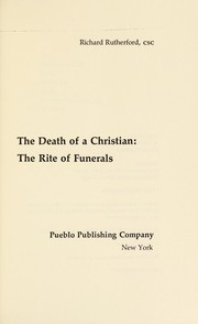 The death of a Christian by Richard Rutherford