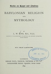 Cover of: Babylonian religion and mythology by Leonard William King
