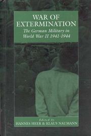 Cover of: War of Extermination by 