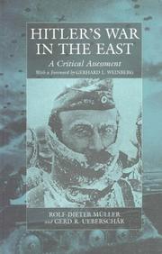 Cover of: Hitler's war in the East, 1941-1945 by Rolf-Dieter Müller