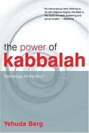 The Power of Kabbalah by Yehuda Berg