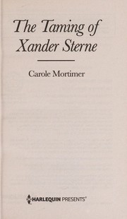 the-taming-of-xander-sterne-cover