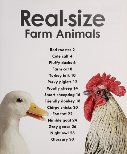 Real-size farm animals (2013 edition) | Open Library
