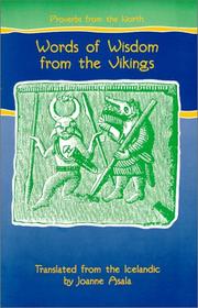 Cover of: Proverbs from the North: Words of Wisdom from the Vikings (Proverb Series)