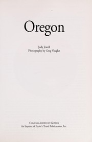 Cover of: Oregon by Judy Jewell
