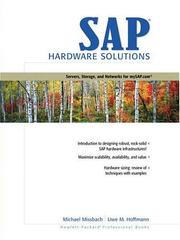 Cover of: SAP Hardware Solutions by Michael Missbach, Uwe M. Hoffmann, Dr. Michael Missbach