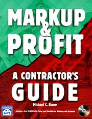 Cover of: Markup & profit by Michael C. Stone