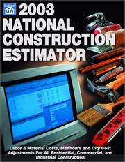 Cover of: 2003 National Construction Estimator (National Construction Estimator, 51st ed)