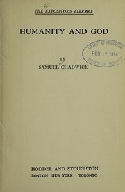 Cover of: Humanity and God by Samuel Chadwick