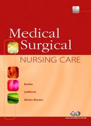Cover of: Medical-Surgical Nursing Care