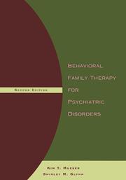 Cover of: Behavioral family therapy for psychiatric disorders