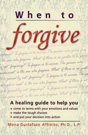 Cover of: When to forgive