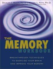 The memory workbook by Douglas J. Mason