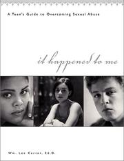 Cover of: It Happened to Me by William Lee Carter