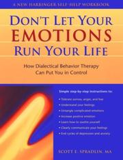 Cover of: Don't let your emotions run your life