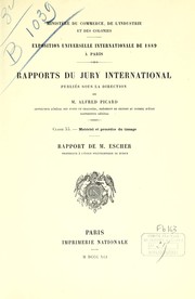Cover of: Rapports du Jury international by Exposition universelle de 1889 (Paris, France)