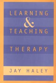 Cover of: Learning and teaching therapy