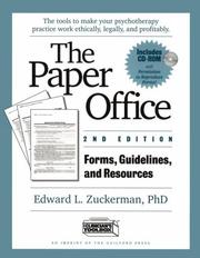 Cover of: The paper office: forms, guidelines, and resources