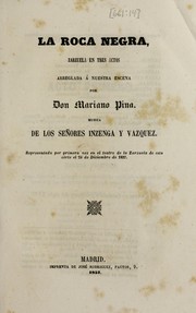 Cover of: La roca negra: zarzuela en tres actos