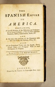 Cover of: The Spanish empire in America | Campbell, John