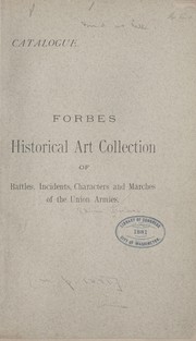 Cover of: Catalogue | Edwin Forbes