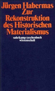 Cover of: Zur Rekonstruktion des historischen Materialismus