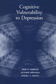 Cover of: Cognitive vulnerability to depression. | Rick E. Ingram