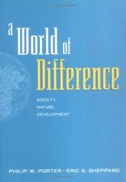 Cover of: A world of difference: society, nature, development