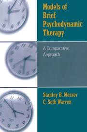 Cover of: Models of Brief Psychodynamic Therapy: A Comparative Approach