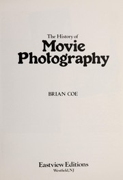 Cover of: The history of movie photography