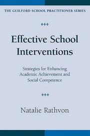 Cover of: Effective school interventions: strategies for enhancing academic achievement and social competence