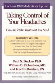 Cover of: Taking Control of Your Headaches: How to Get the Treatment You Need