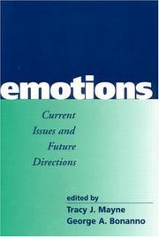 Cover of: Emotions by Tracy J. Mayne, Tracy J. Mayne