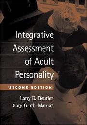Cover of: Integrative assessment of adult personality
