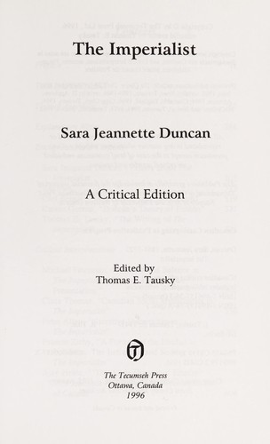 The imperialist by Sara Jeannette Duncan