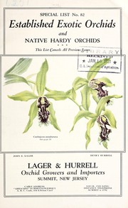 Cover of: Special list | Lager & Hurrell (Nursery)