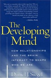 Cover of: The Developing Mind by Daniel J. Siegel