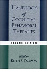Cover of: Handbook of Cognitive-Behavioral Therapies, Second Edition | Keith S. Dobson