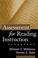 Cover of: Assessment for Reading Instruction (Solving Problems In Teaching Of Literacy)