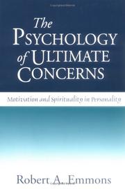 Cover of: The Psychology of Ultimate Concerns by Robert A. Emmons