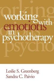 Cover of: Working with Emotions in Psychotherapy (Practicing Professional (Mahoney), The)