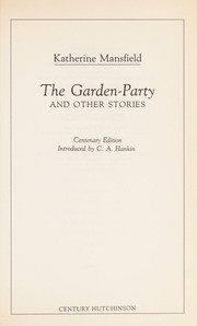 Cover of: The garden-party. by Katherine Mansfield