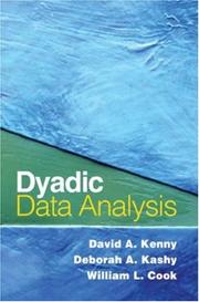 Cover of: Dyadic Data Analysis (Methodology In The Social Sciences)